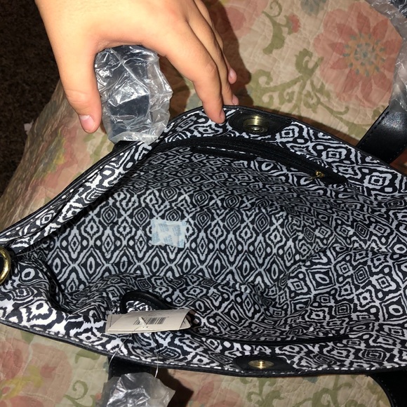 Black Steve Madden tote and crossbody bag - Picture 3 of 8